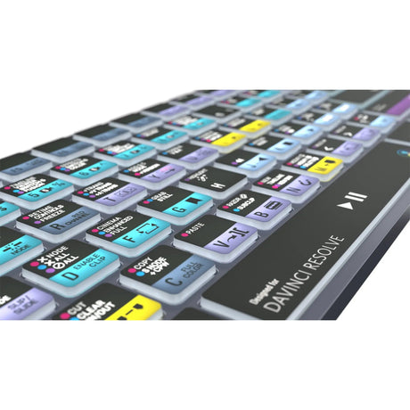 Logickeyboard TITAN Wireless Backlit Keyboard for DaVinci Resolve US Windows