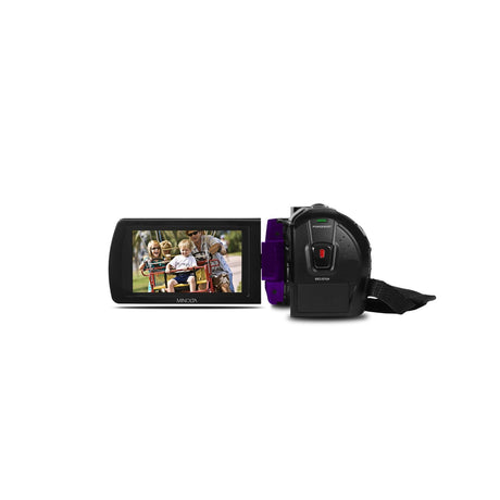 Minolta MN200NV 1080p HD 24 MP Night Vision Digital Camcorder with WiFi Purple