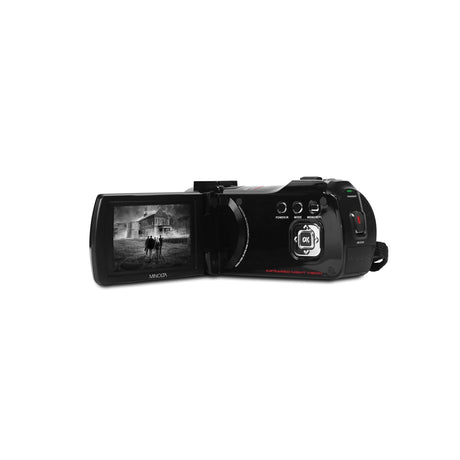 Minolta MN220NV 1080p HD 24 MP Night Vision Digital Camcorder with WiFi Black