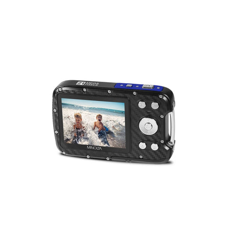 Minolta MN30WP 21 MP 1080P HD Waterproof Digital Camera Blue
