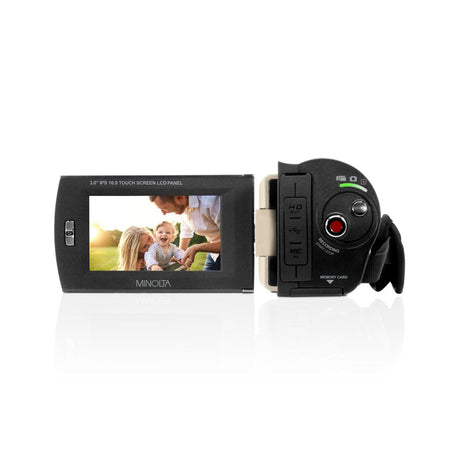 Minolta MN4K30NV 4K Ultra HD 30 MP Night Vision Camcorder Champagne