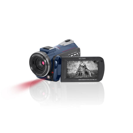 Minolta MN4K40NV 4K Ultra HD 30 MP Night Vision Camcorder Blue