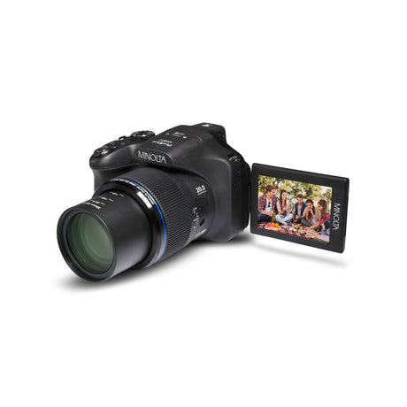 Minolta MN67Z 20 MP 1080p HD Bridge Digital Camera with 67x Optical Zoom Black