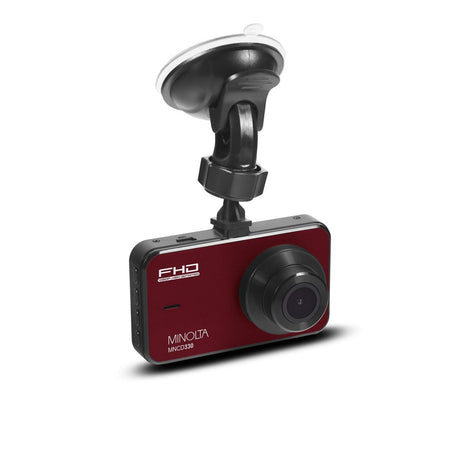 Minolta MNCD330 1080p Car Camcorder with 3.0-Inch LCD Monitor Red