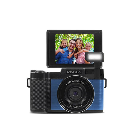 Minolta MND30 30 MP 2.7K Ultra HD Digital Camera Blue