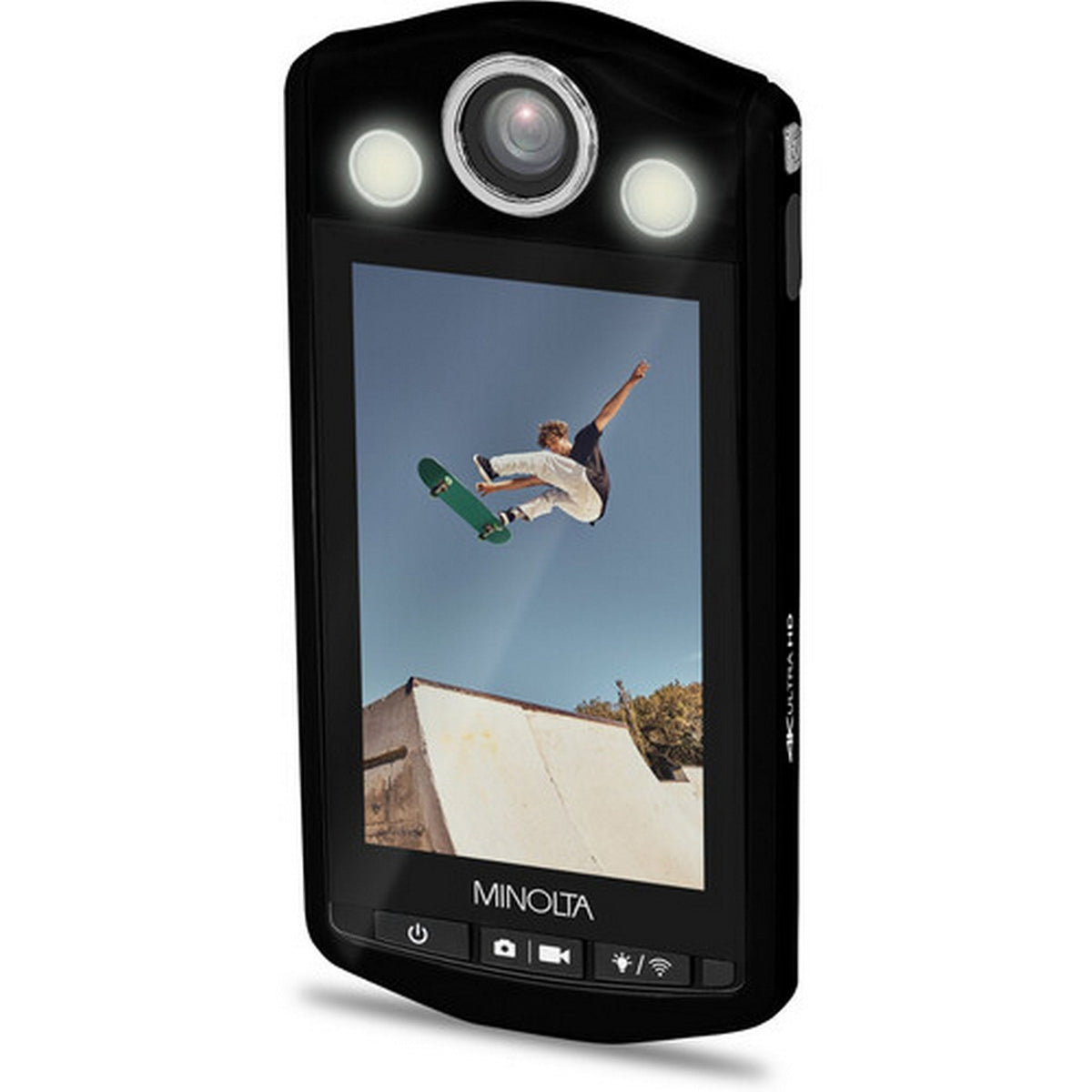 Minolta MN4KFLIP 4K Vlogging Camera with 64MP Photos and Selfie Stand