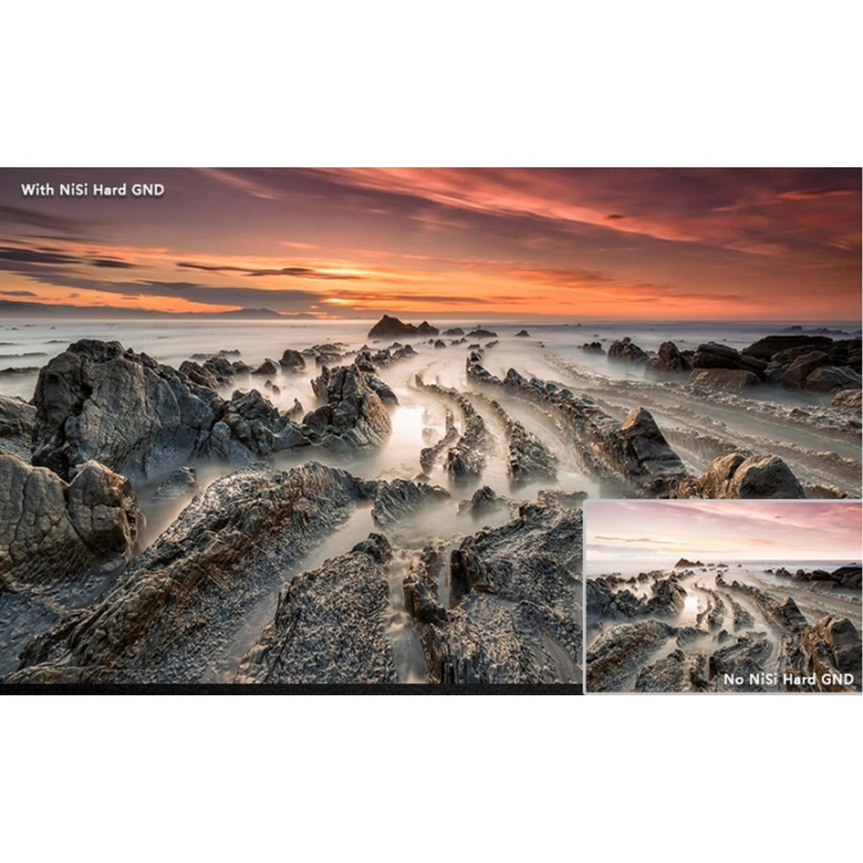 NiSi 100x150mm Nano IR Hard Graduated Neutral Density Filter GND4 (0.6) 2 Stop