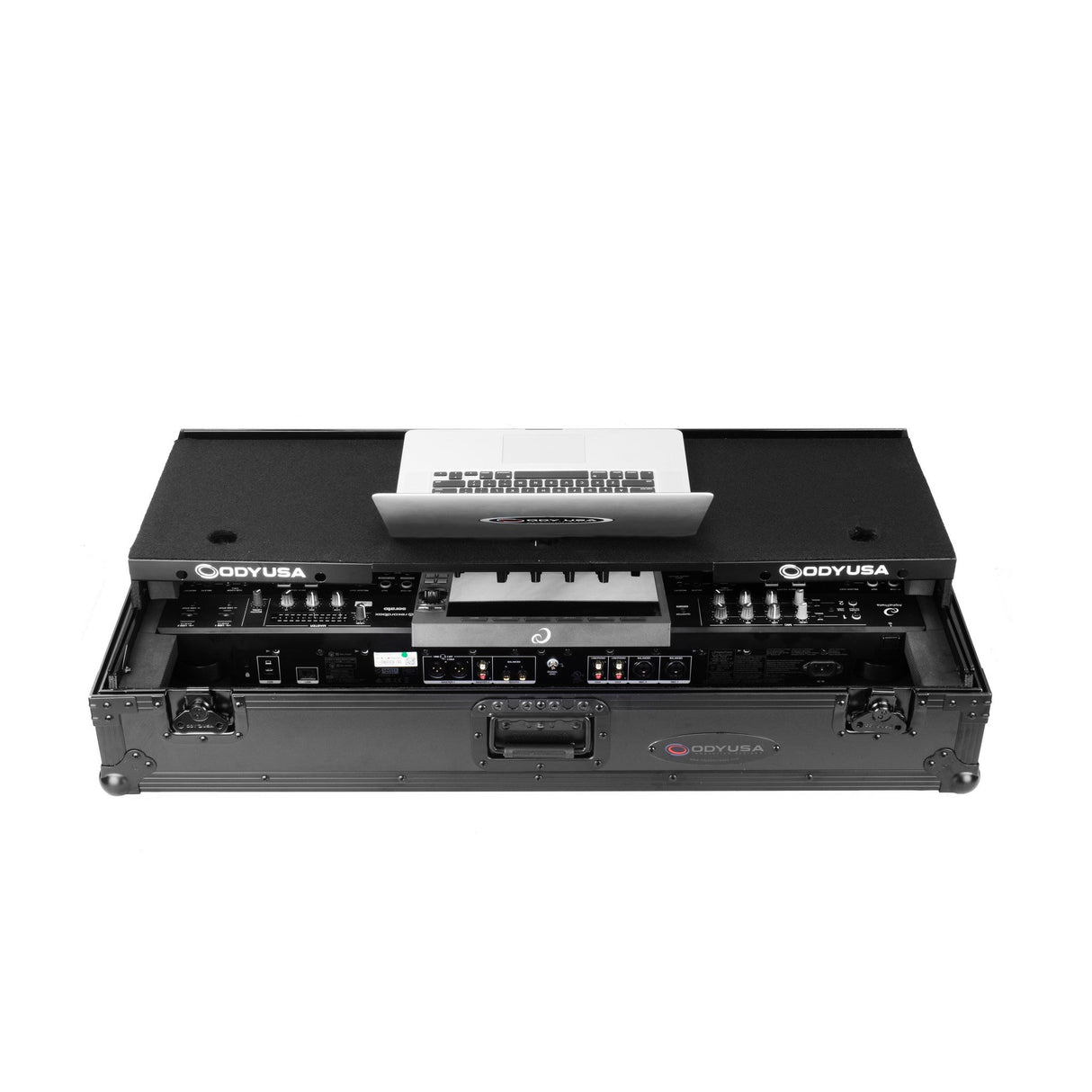Odyssey FZGSATXDJAZWBL Black Label Glide Style Flight Case for AlphaTheta XDJ-AZ Dual