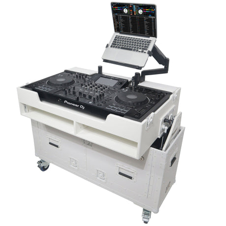 ProX XZF-UCXX Flip-Ready Hydraulic DJ Flight Case for Pioneer DJ DDJ-REV7 XDJ-XZ DDJ-1000 SZ2 SX3