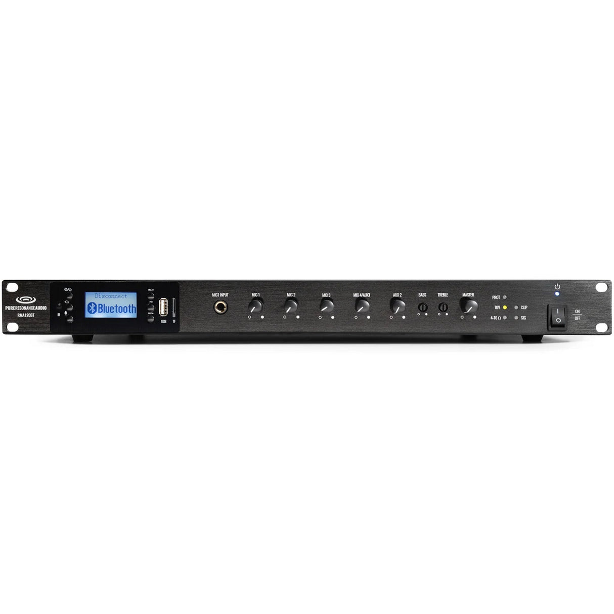 Pure Resonance Audio Business Music System with (12)C3 Ceiling Speakers and RMA120BT Rack Mount Bluetooth Mixer Amplifier