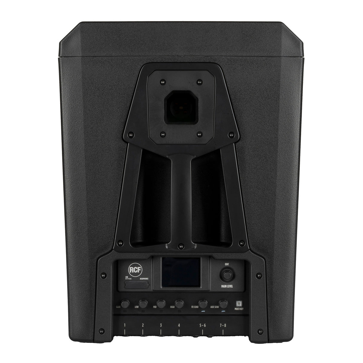 RCF JMIX-9 Active 2100W 12 Inch Three Way Column Array PA System with 8-Channel Digital Mixer and Bluetooth