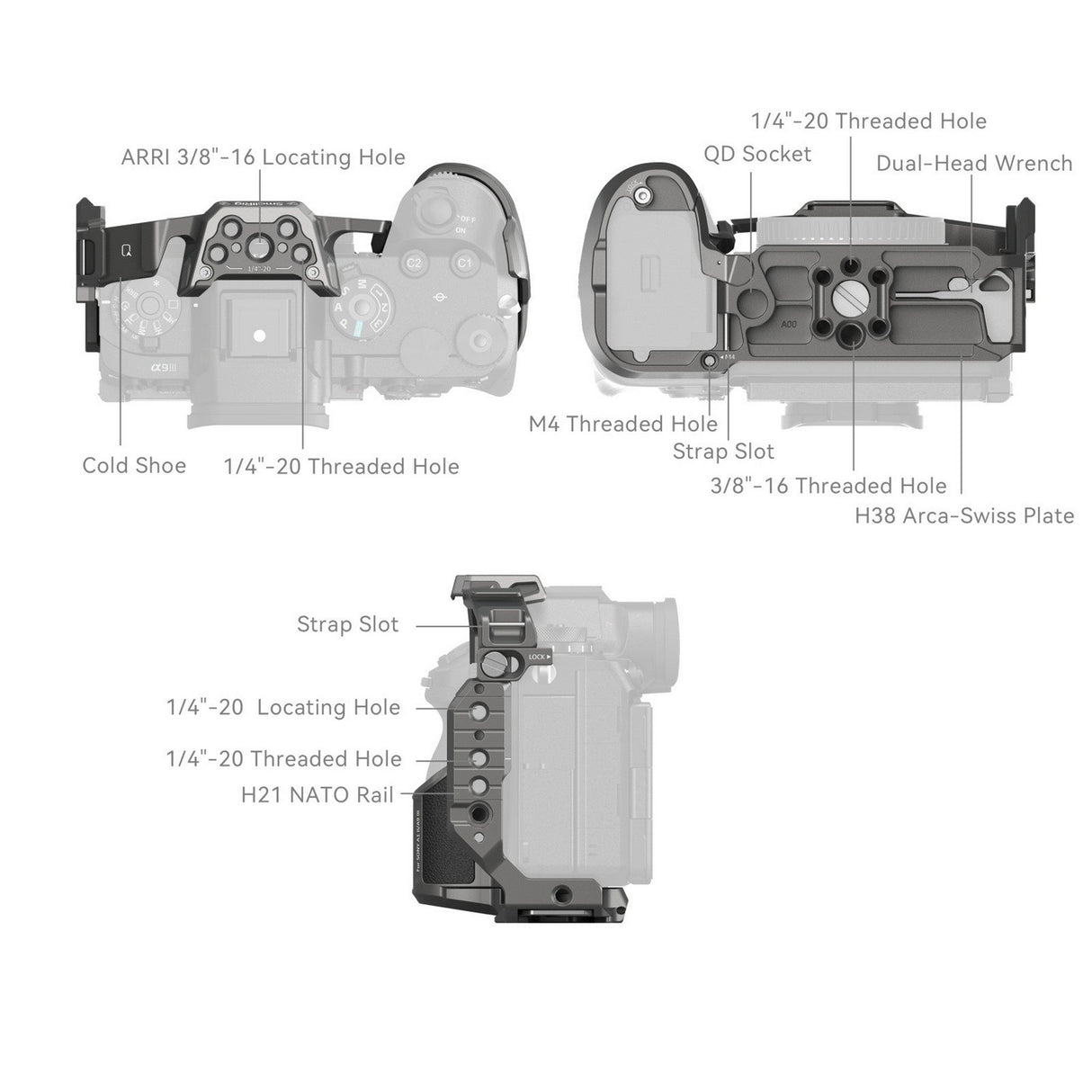 SmallRig 5187 HawkLock Shoulder Rig