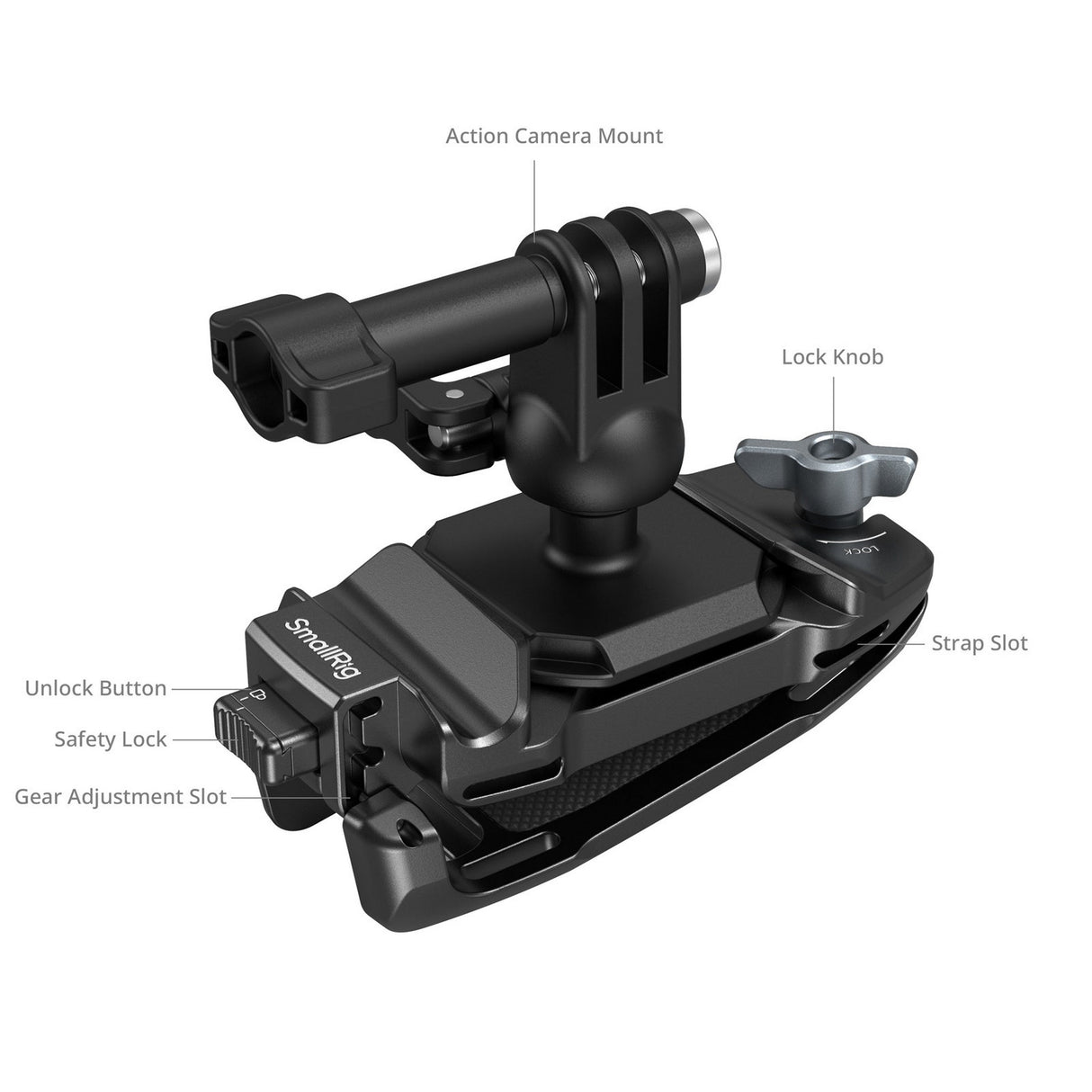 SmallRig 5655 Universal Backpack Clip Kit Camera Mount
