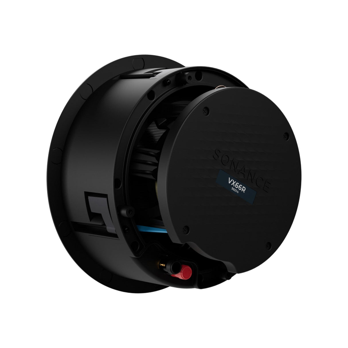 Sonance VX Series 6-Inch Round In-Ceiling Speaker with White Micro Trim Grille Pair