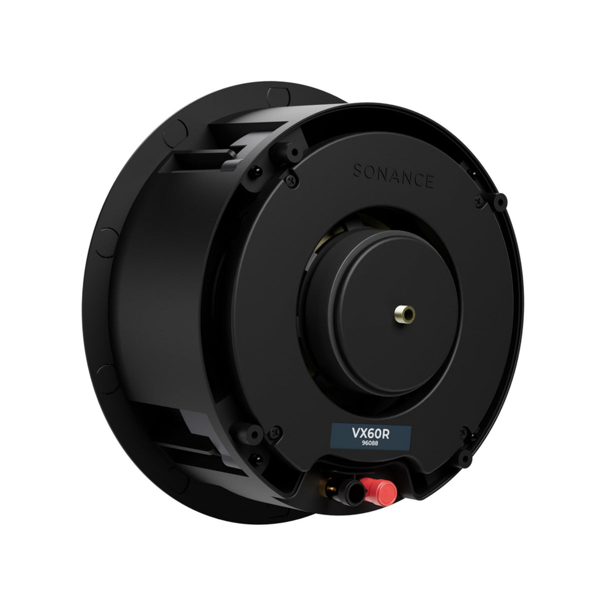 Sonance VX Series 6-Inch Round In-Ceiling Speaker with White Micro Trim Grille Pair