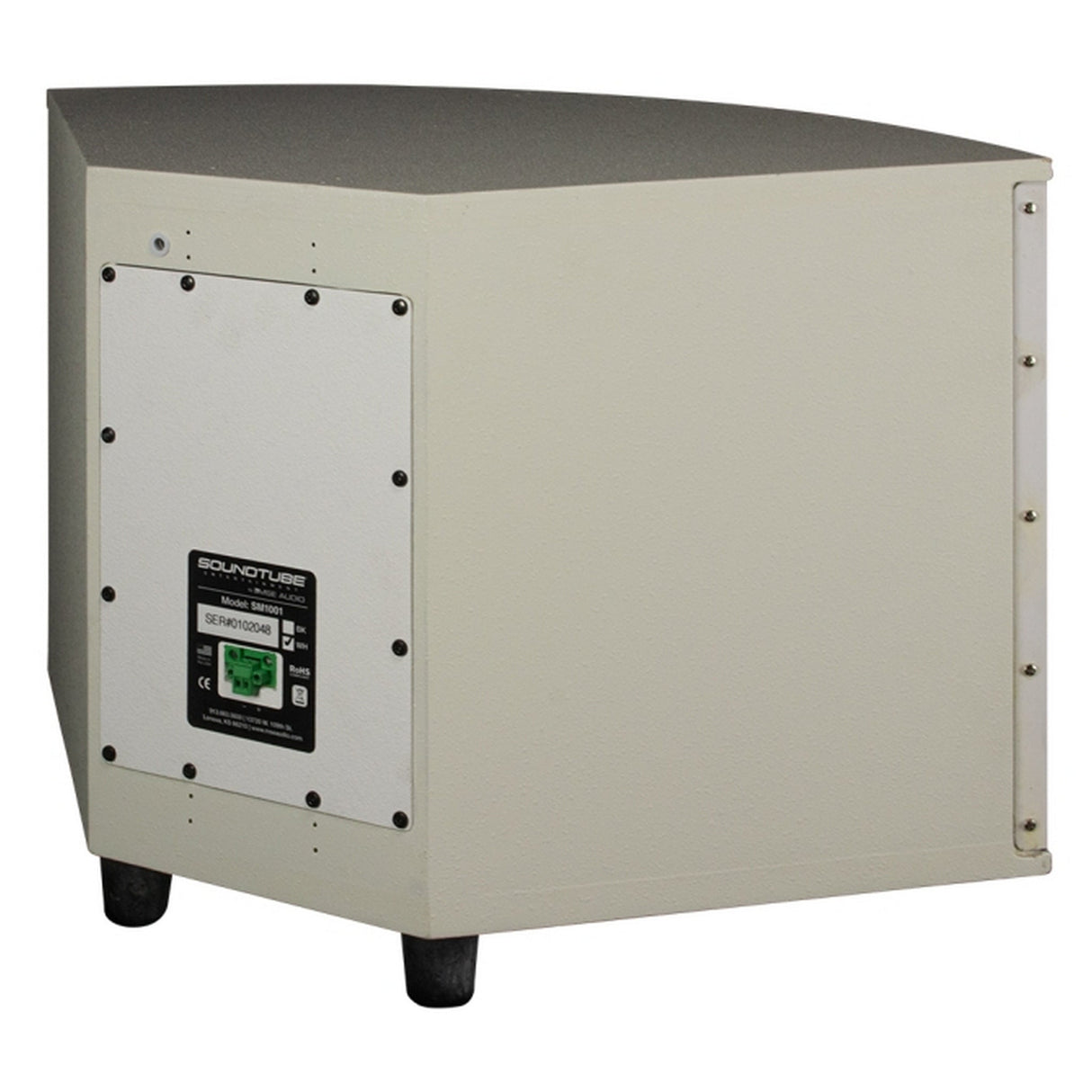 SoundTube SM1001 10-Inch MDF-Panel Subwoofer with Passive Radiator