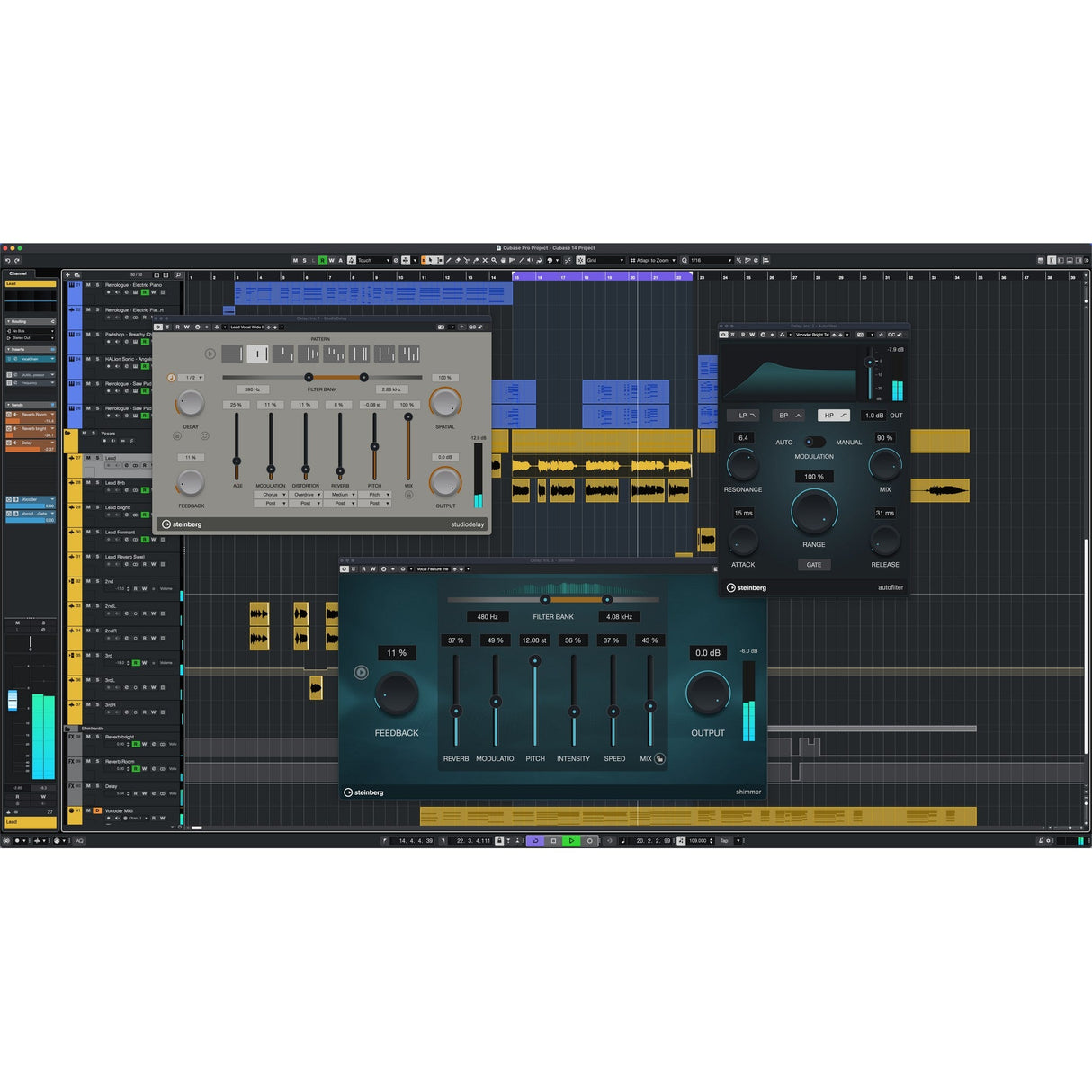 Steinberg Cubase Artist 14 MIDI Audio Workstation Software Download