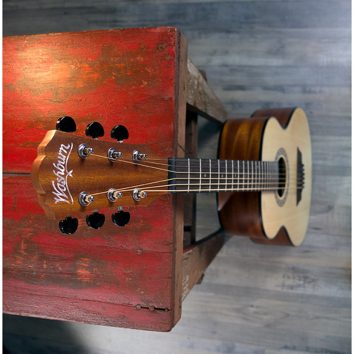 Washburn Apprentice G-Mini 5 6-String Acoustic Guitar - guitar