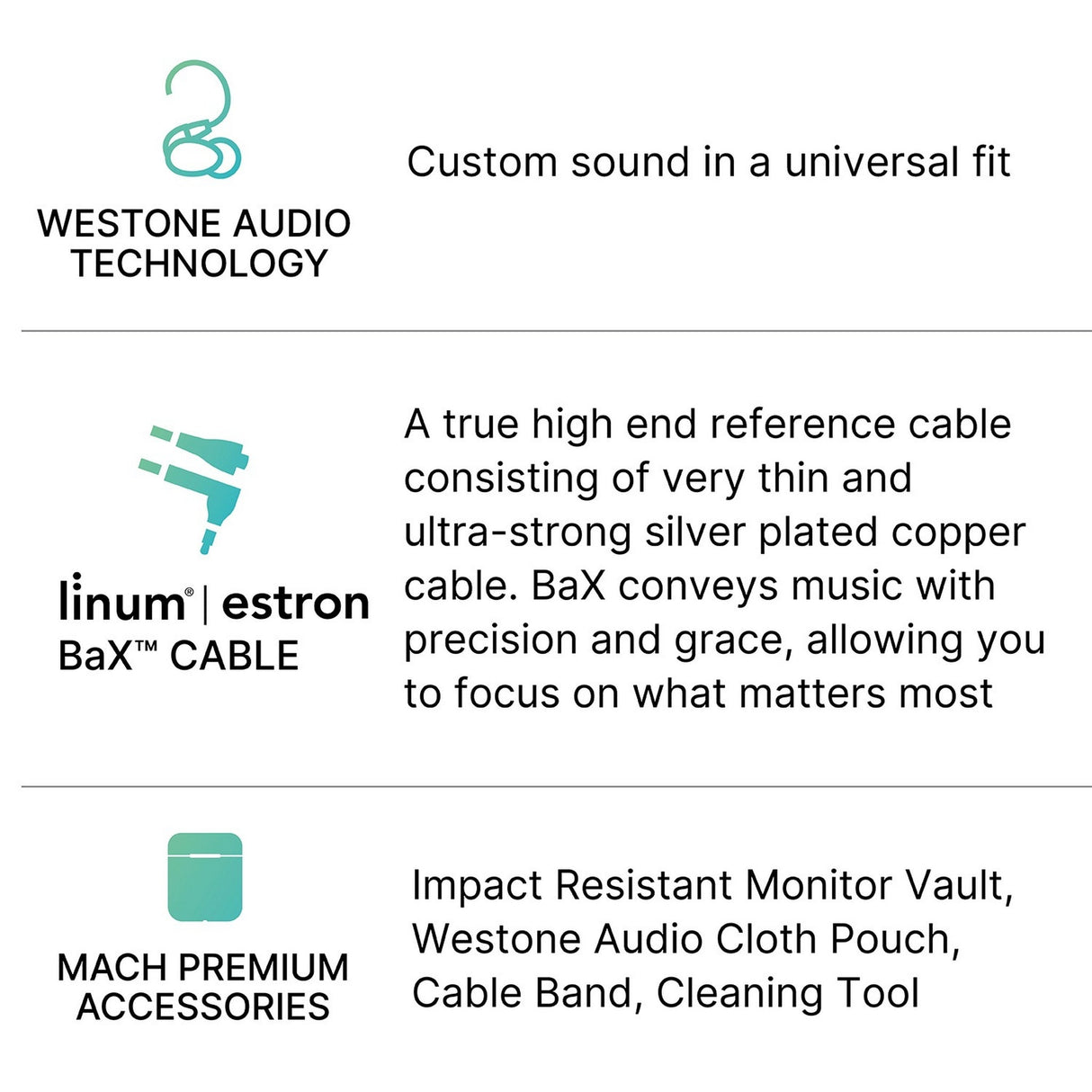Westone MACH 30 Triple-Driver In-Ear Monitors
