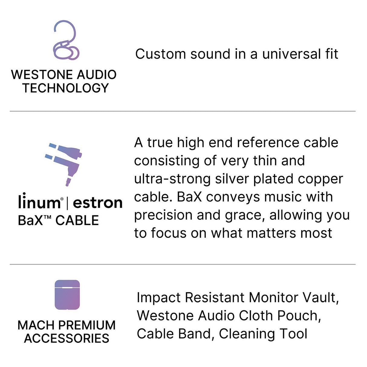 Westone MACH 50 5-Driver In-Ear Monitors