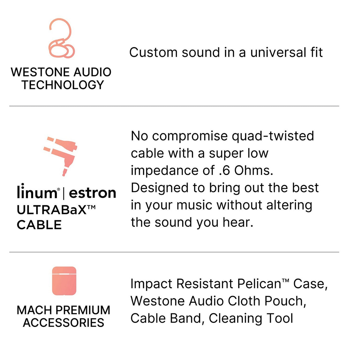 Westone MACH 70 7-Driver In-Ear Monitors