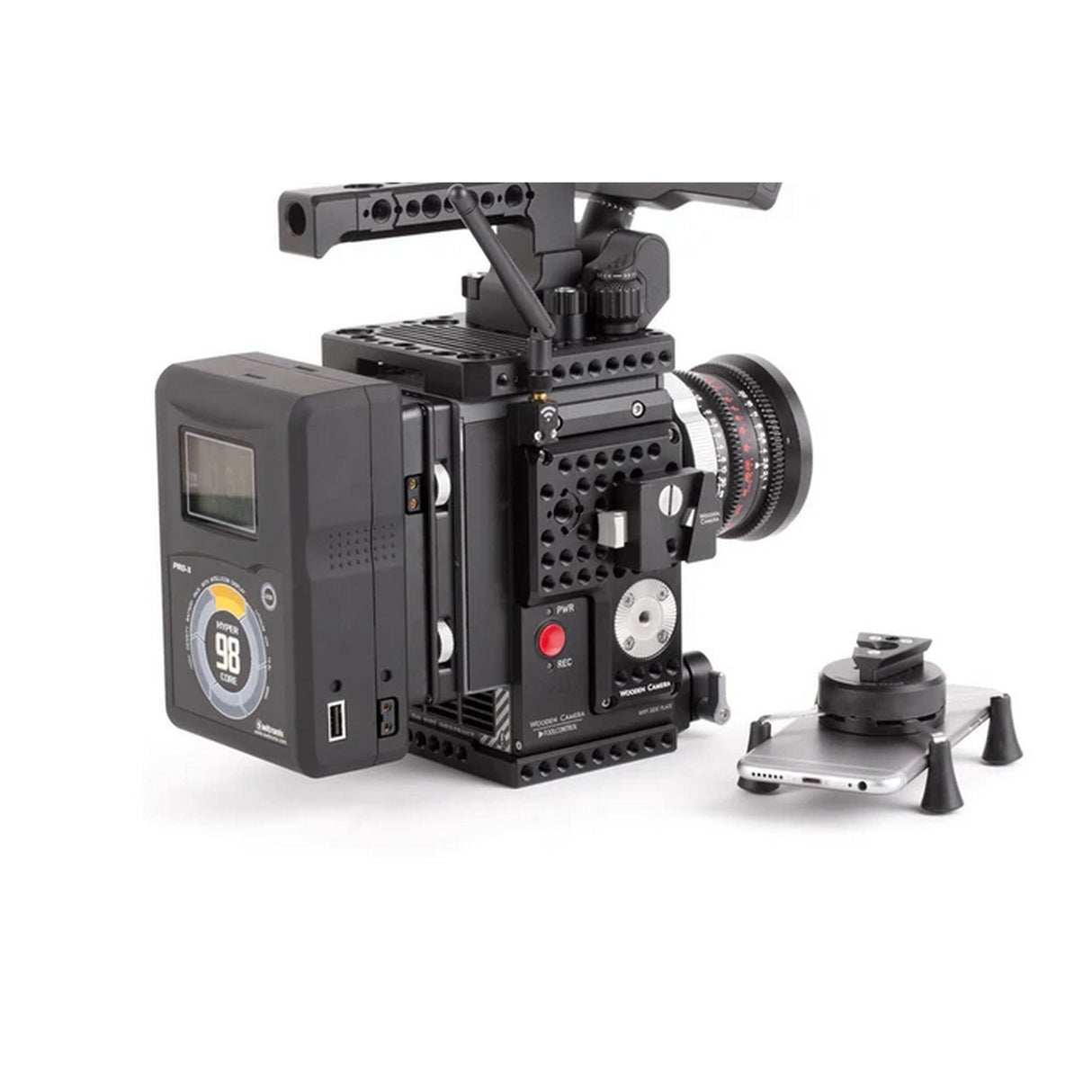 Wooden Camera V‑Lock Base Station and Wedge Kit
