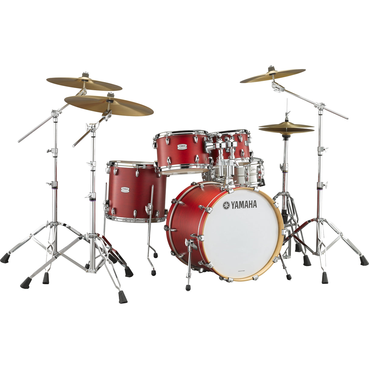 Yamaha Tour Custom Acoustic Multi-Piece Drum Kit - Candy Apple Satin / 3-piece set: 1x 18’’ Bass, 1x 12’’ Tom, 1x 14’’