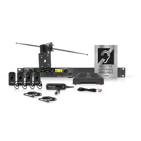 Listen Tech LS-55-072-D Dante Listen iDSP Prime Level III Stationary RF System 72 MHz