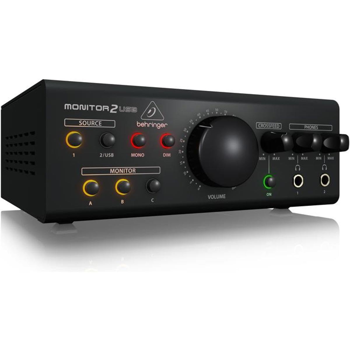 Behringer MONITOR2USB High-End Speaker and Headphone Monitoring Controller...