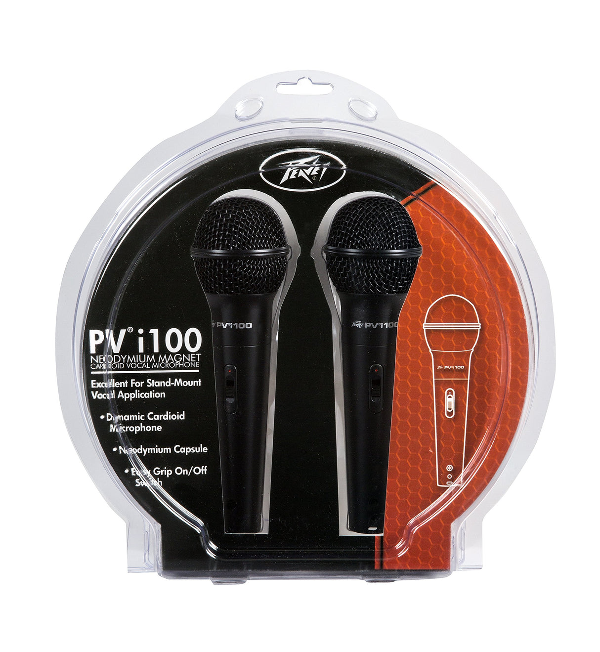 Peavey PV i 100 Handheld Dynamic Microphones 2 Pack