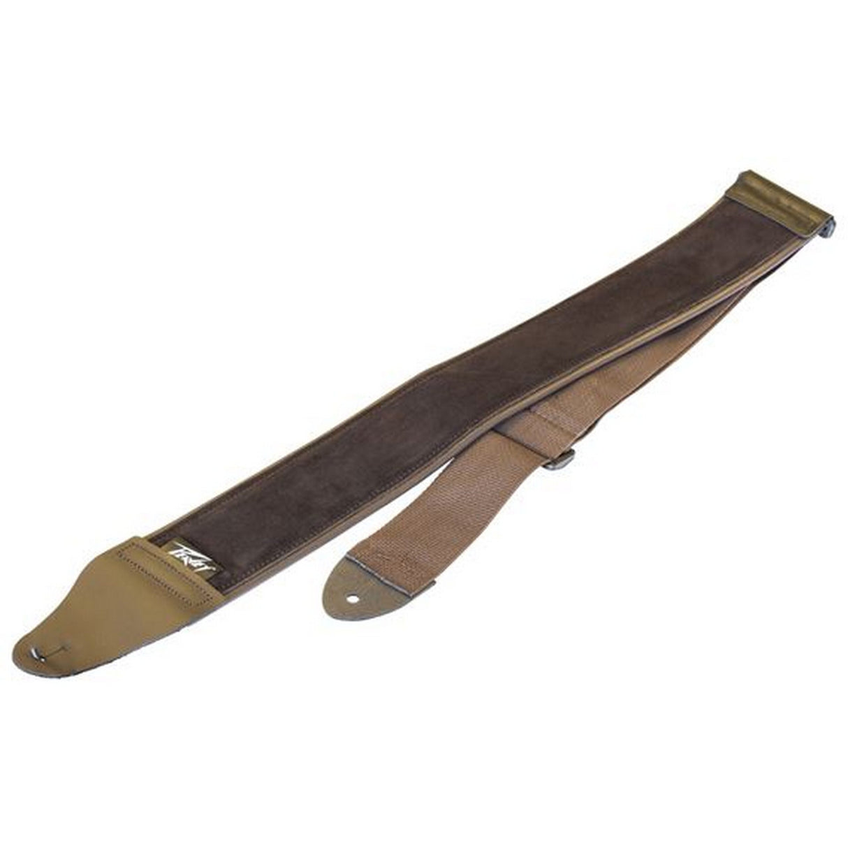 Peavey Suede 3 Inch Guitar Strap Brown - accessories