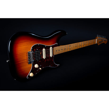JET Guitars JS 400 SB HSS Basswood Body Electric Guitar with Roasted Maple Neck and Fretboard - guitar