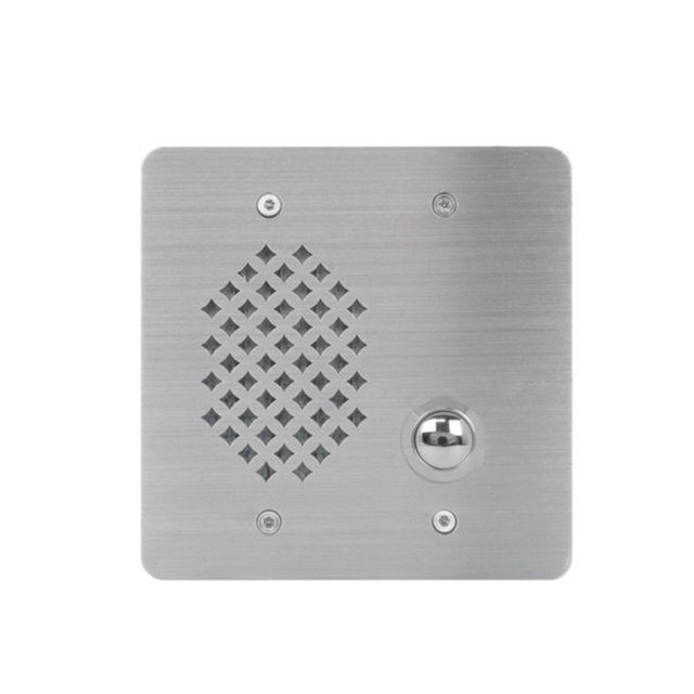 Lowell VRIC-2G-4525 Vandal-Resistant Intercom Station with Call Switch 2-Gang SS 45 Ohm 25V Transformer