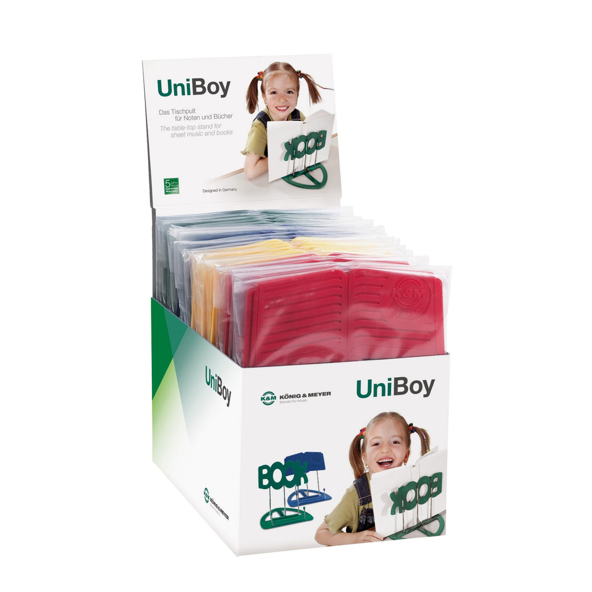 K&M 12450 Uni-Boy Classic Stand 4 Color Set 22-Pieces