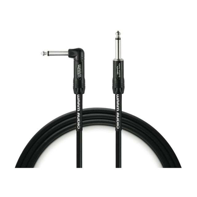 Warm Audio PRO-TS-1RT-20 Pro Series Right Angle to Straight Instrument Cable 20 Foot