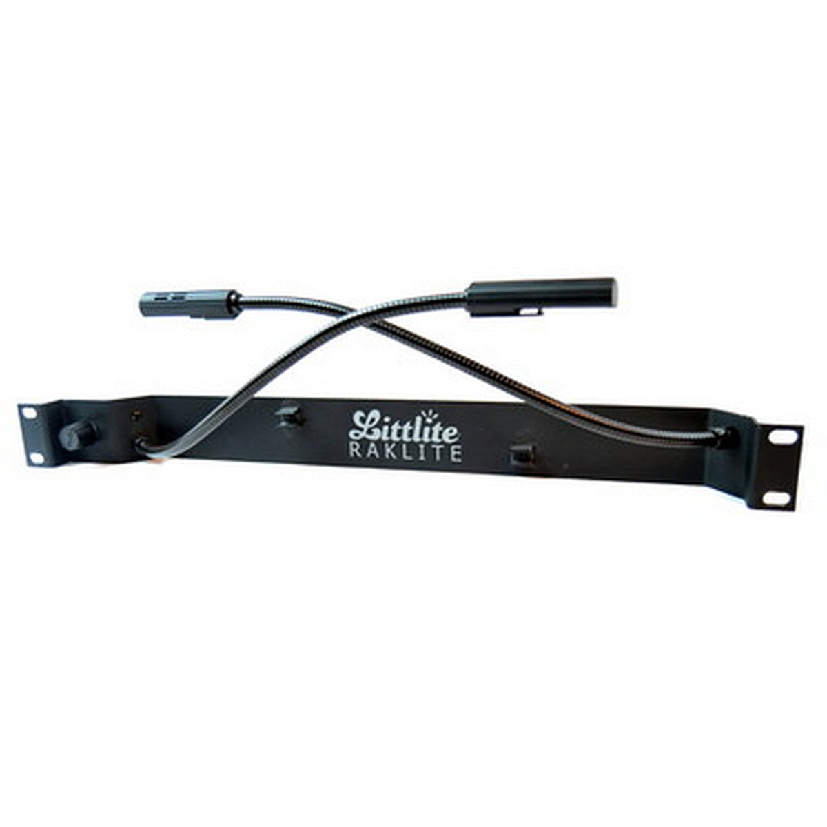 Littlite RL-10-D-LED 1 RU Raklite with two 12 inch LED Goosenecks and On/Off Switch