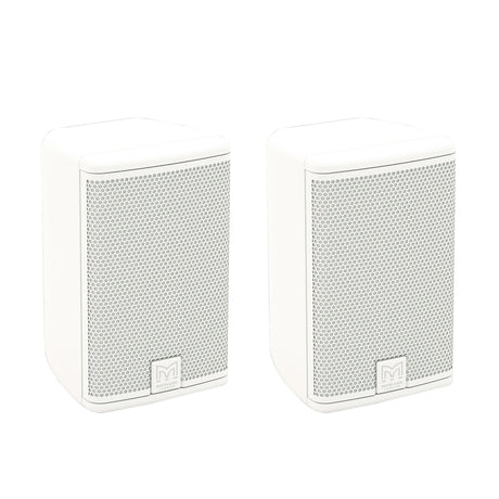 Martin Audio A40T-W ADORN 4-Inch Passive Two-Way On-Wall Loudspeaker with 70/100V Transformer White Pair