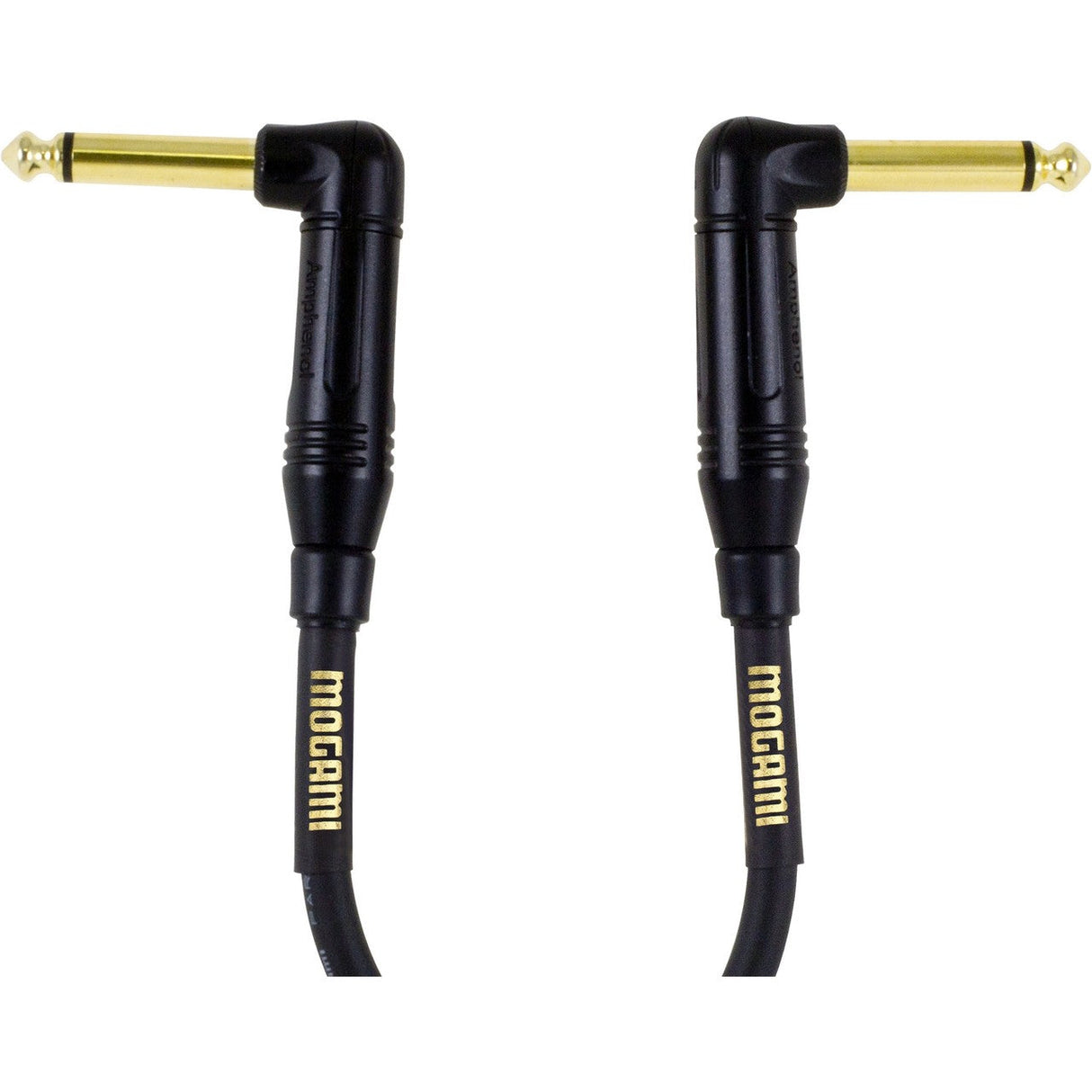 Mogami GOLD INSTRUMENT-0.5RR Right Angle to Right Angle Pedal and Accessory Cable 6-Inch