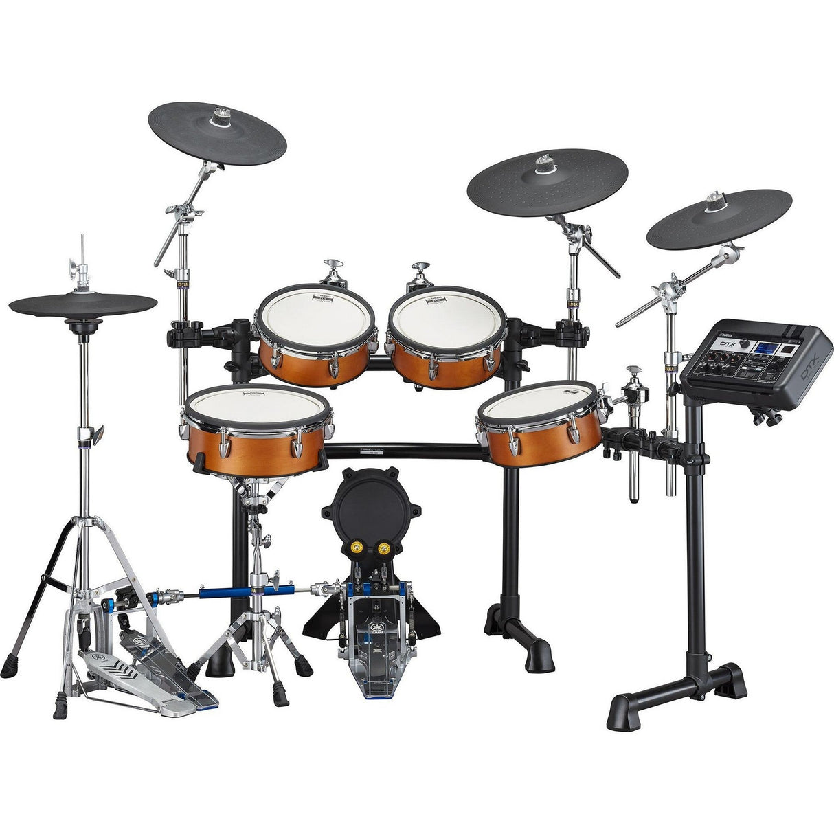 Yamaha DTX8K-X Electronic Drum Kit with DTX-PRO and RS-8 Rack System - Real Wood