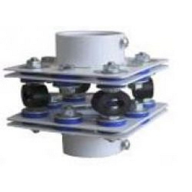 Nigel B Design NB-UIM-W-52 Anti-Vibration Isolation Adapter for Pole Mounted Projectors 33-52 lbs White