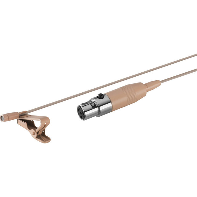 JTS CM-125iF Omni-Directional Miniature Lavaliere Microphone Beige