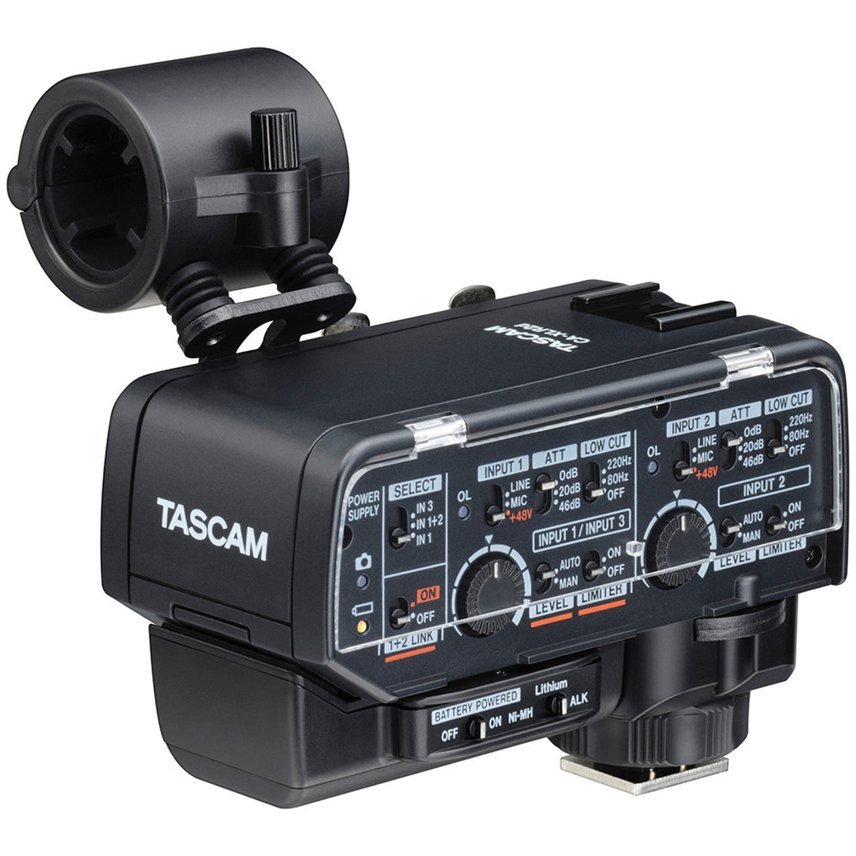 Tascam CA-XLR2d-AN XLR Microphone Adapter for Cameras Analog