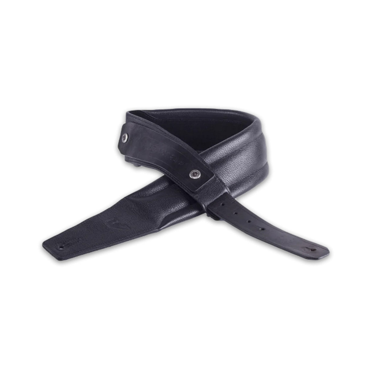 Gruv Gear Solostrap Premium Leather Guitar Strap Black - accessories