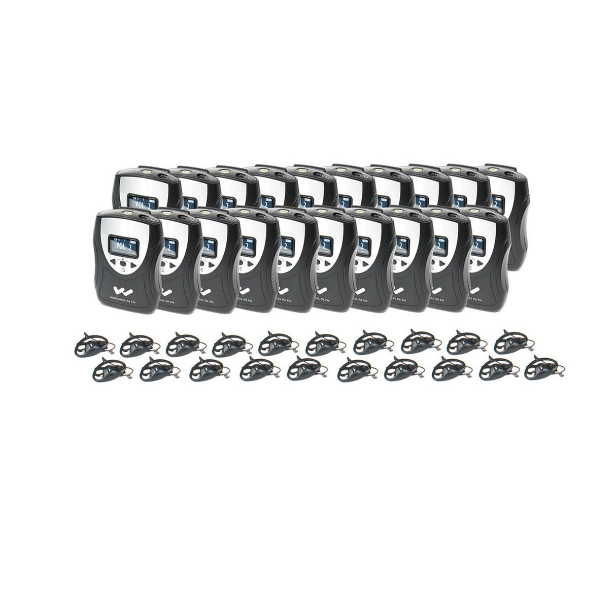 Williams Sound PPA R38-20 20-Pack FM Receiver Bundle