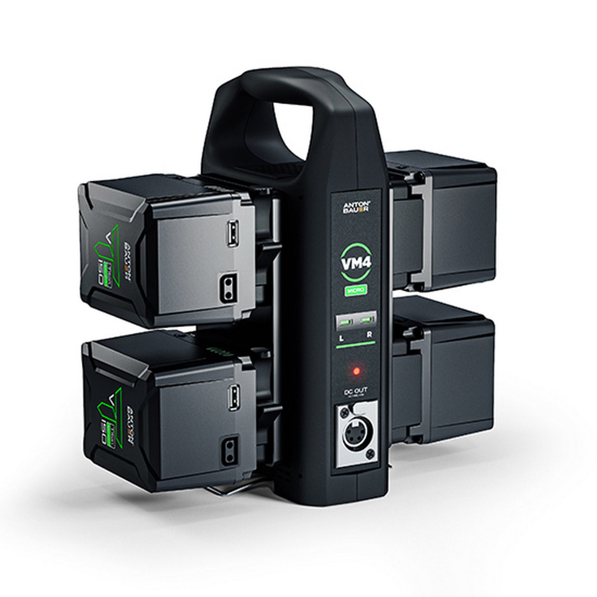 Anton Bauer 8475-0145 VM4 4-Position Micro Battery Charger V-Mount
