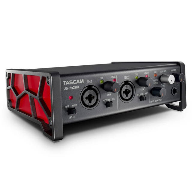 Tascam US-2x2HR 2 x 2 High Resolution USB Audio Interface