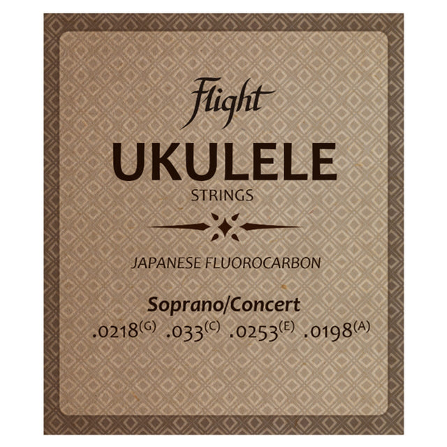 Flight FUSSC100 Fluorocarbon Ukulele Strings Soprano/Concert
