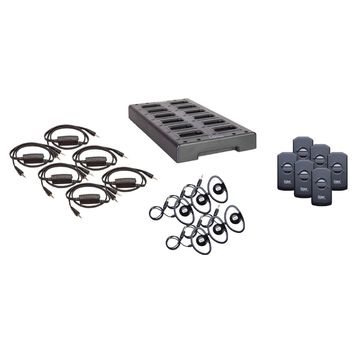 Listen Tech LP-40-072-01 Intelligent DSP RF Receiver 6-Pack 72 MHz