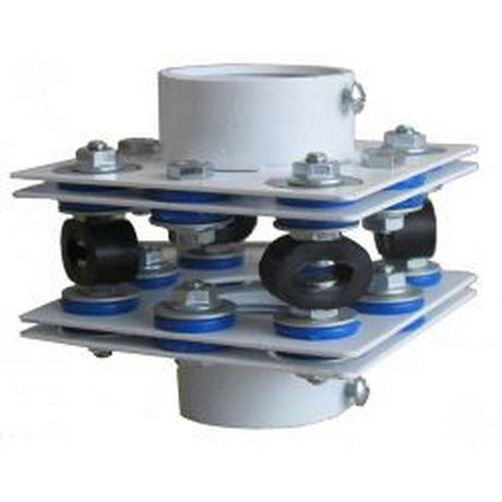 Nigel B Design NB-UIM-W-25 Anti-Vibration Isolation Adapter for Pole Mounted Projectors 21-32 lbs White