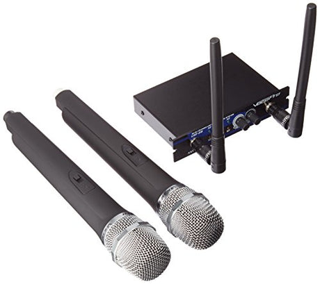 VocoPro UHF-28 Dual Channel UHF Wireless Microphone System Frequency 9